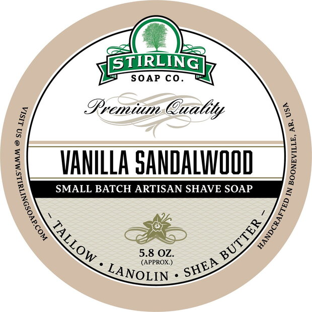 Brivsko milo Stirling Vanilla Sandalwood