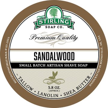 Stirling Shaving Soap Sandalwood 170ml