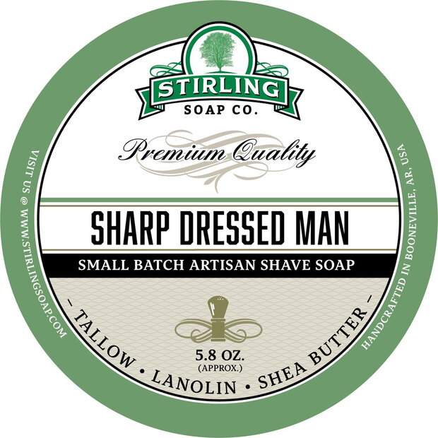 Stirling Shaving Soap Sharp Dressed Man 170ml 