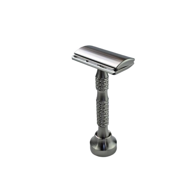 Safety Razor Atelier Durdan Horizon + support / SS / machined 