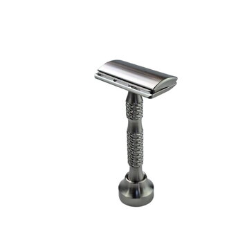 Safety Razor Atelier Durdan Horizon + support / SS / machined