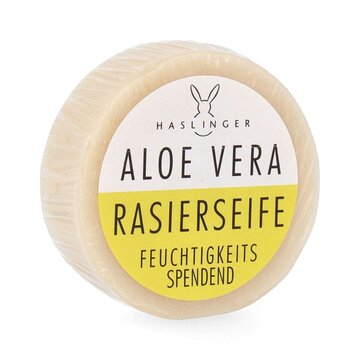 Haslinger Aloe Vera Shaving Soap refill, 60 g