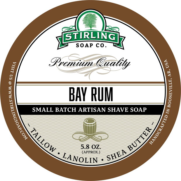 Stirling Shaving Soap Bay Rum 170ml