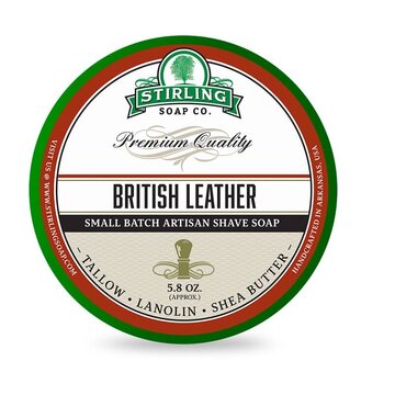 Stirling shaving cream British Leather 170ml