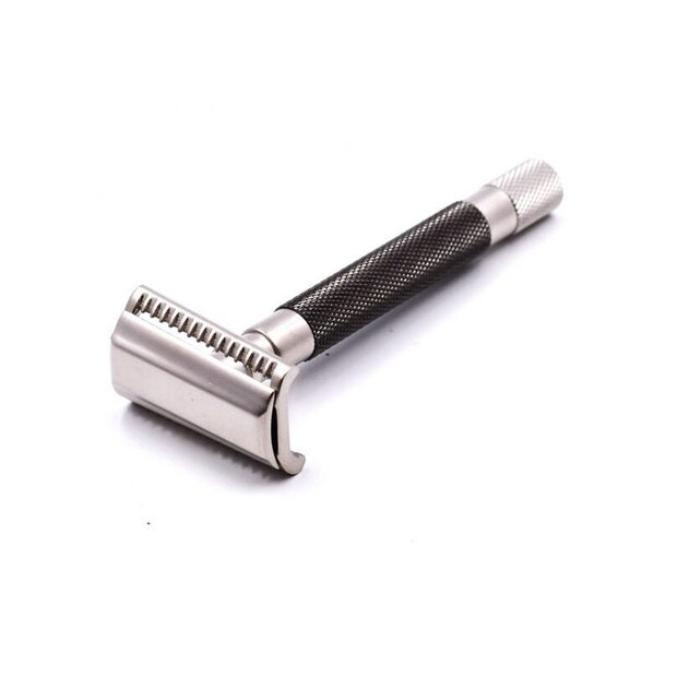Parker Semi Slant Safety Razor Satin Graphite Finish 