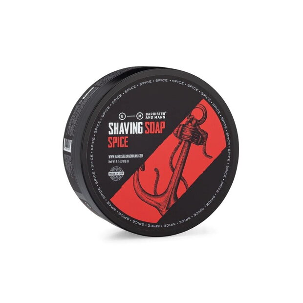 Barrister and Mann shaving soap Spice 118ml 