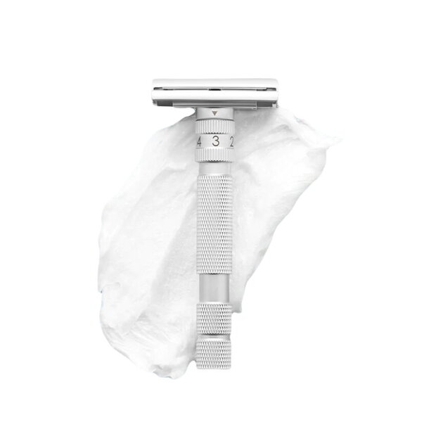 Varnostni brivnik Rockwell T2 Brushed Chrome
