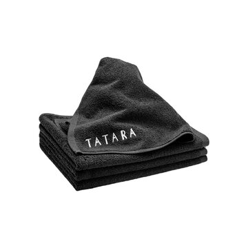 Tatara Shaving Towel Black