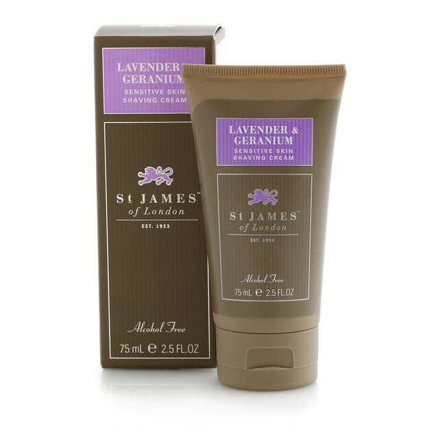 Krema za britje St. James of London Lavender & Geranium