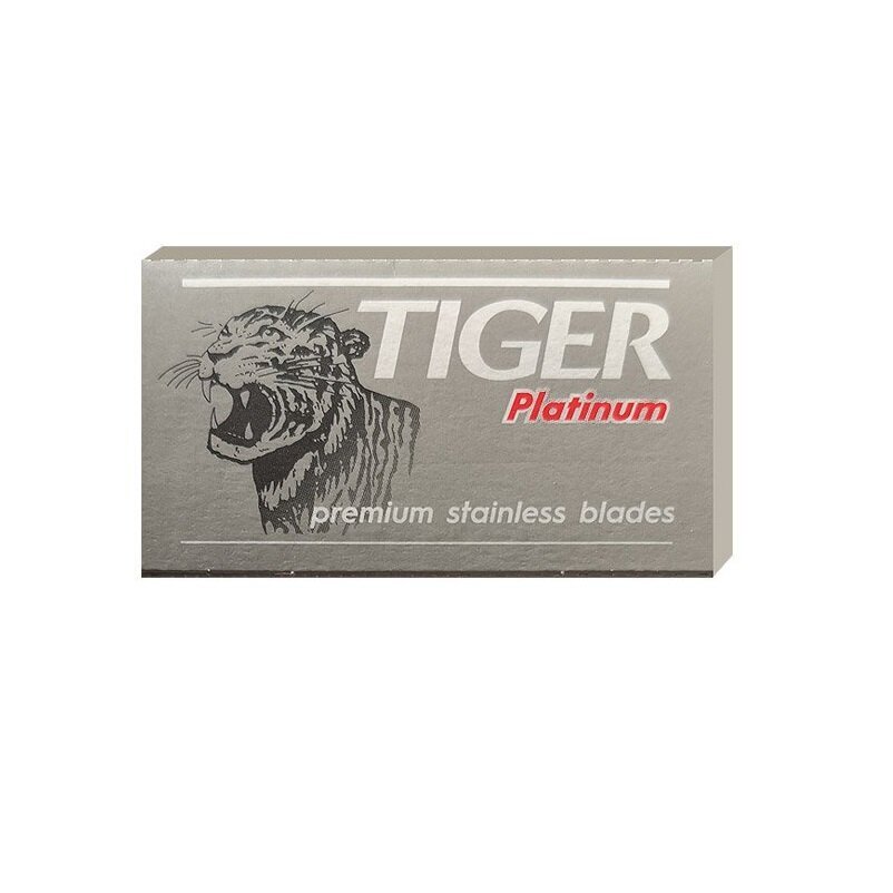 Tiger Platinum 5 double edge razor blades 