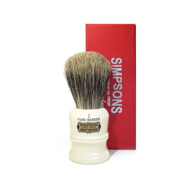 Brivski čopič Simpsons Duke D2 Pure Badger