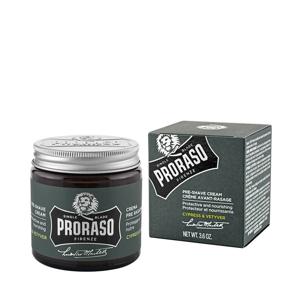 Krema pred britjem Proraso Cypress & Vetiver