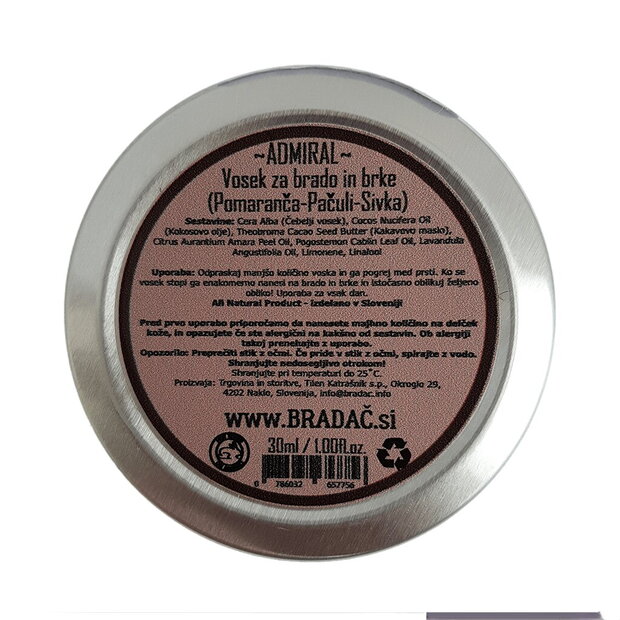 Vosek za brado in brke Bradač Admiral