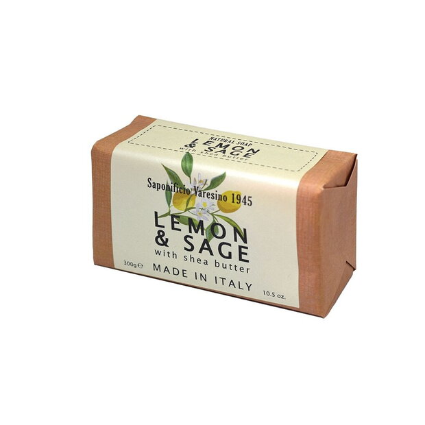Saponificio Varesino Lemon & Sage Natural Soap 300g 