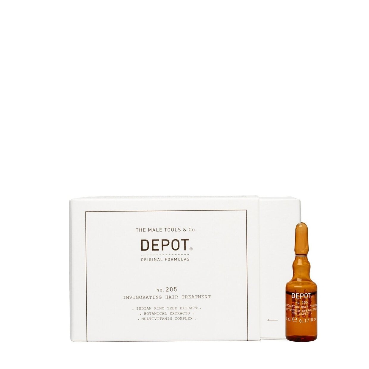 Depot 205 invigorating hair treatment 10x5ml 