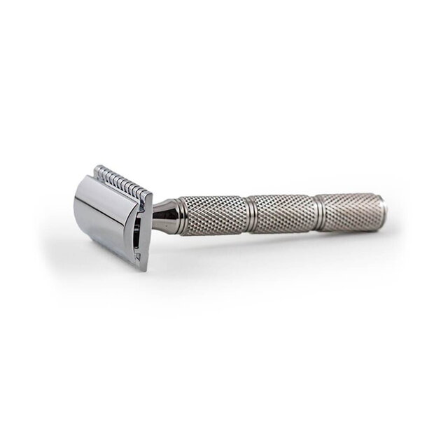 RazoRock Mentor Super Knurl Handle - DE Safety Razor 